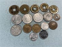 Coins from China and Taiwan