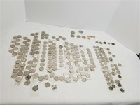 Mixed Collection Of State Quarters And US Nickels
