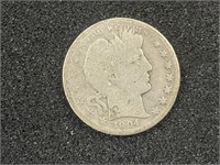 1904-S BARBER HALF DOLLAR