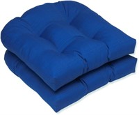 Fresco Wicker Seat Cushion 19x19  Blue  2ct