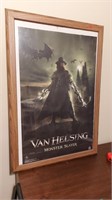 39x27in Van Helsing framed poster