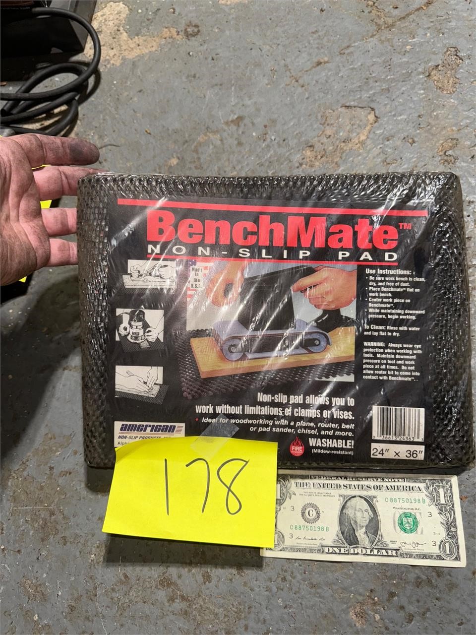Bench mate nonslip mat new sealed