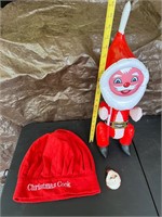 Vintage Santa blow up & other items