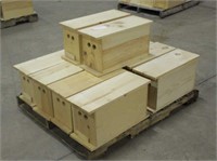 (10) 5-Frame Small Bee Hives Boxes