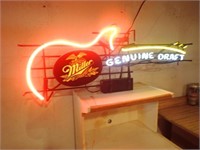 Miller Genuine Draft Neon Light - Works! -