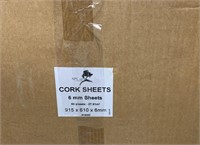 1 BOX OF CORK FLOORING 300 SQ FT