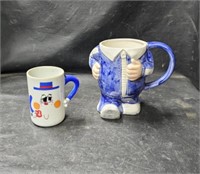 1976 Vtg Porcelain Mug People, 1978