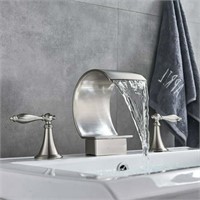 Senlesen Brushed Nickel Widespread Bathroom Basin