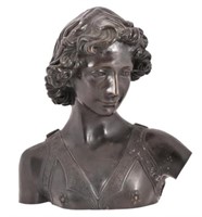 Classical Woman Bronze Bust