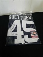 Autographed Notre Dame Rudy Ruettiger Jersey with