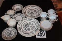 Assorted China Table Settings