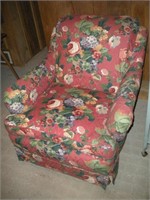 Floral Arm Chair - 33 Inches Long