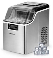 EUHOMY Ice Maker Machine Countertop, 2 Ways to Ad