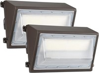 DAKASON (2 Pack) LED Wall Pack 60W with Dusk-to-D