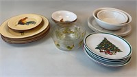 Assorted plates & bowls