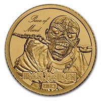2023 1/2 Gram Gold Iron Maiden Piece Of Mind