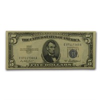 1953's Five Dollar Silver Certificate