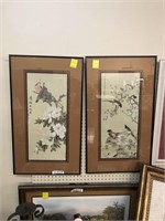 Pair - Framed Oriental Art