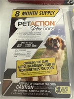 Pet Armor plus for dogs 8mth supply