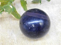 BLUE GOLDSTONE SPHERE ROCK STONE LAPIDARY SPECIMEN