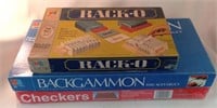Brand New Checkers Board Game - 1961 Rack-O