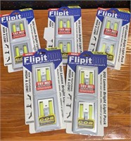 Five New Nebo Flipit 400 2 Pack Lights