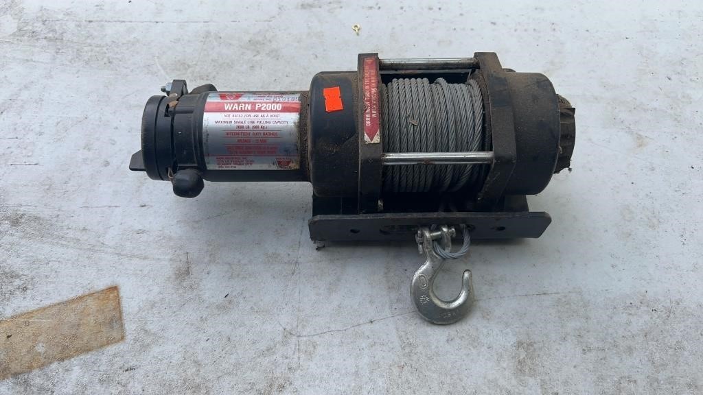 Warn Industries P2000 Electric Winch System