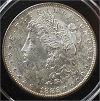 1882-S Morgan Silver Dollar DMPL (MS64)