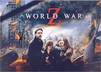 World War Z Brad Pitt Photo Autograph