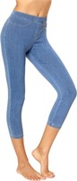 No nonsense Women's Classic Denim Capri Legging