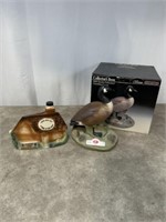 Jim Beam empty decanters, one is Ducks unlimited