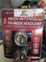 2 High Intensity Headlamps