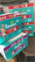 1 LOT 1-PAMPERS CRUISERS DIAPERS SIZE 3, 192 CT./