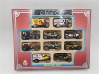 Die Cast Metal classic Cars Deluxe Set New