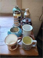 10 Assorted Pottery Pieces