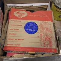 BOX OF ASST 78'S RECORDS