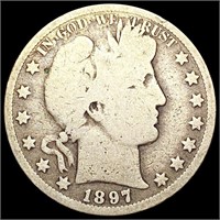 1897-O Barber Half Dollar NICELY CIRCULATED