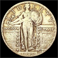 1920 Standing Liberty Quarter LIGHTLY CIRCULATED