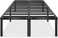 18 HAAGEEP Queen Bed Frame, Black Metal