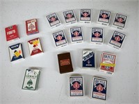 PLAYING CARDS-PINOCHLE,GERMACO, & POKER