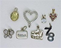 21 Sterling Charms / Pendants