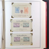 Worldwide Stamps Souvenir Sheets Collection neatly