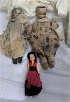 Antique Dolls & clothing