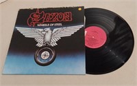 1980 Saxon Wheels Of Steel LP Record