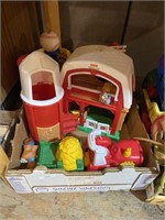Plastic Children’s farm and fire truck