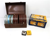 VINTAGE MOVIE LIGHTS, REEL TO REELS AND MORE