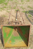 Unbranded grass seeder, pto drive. Dimensions: