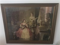 Victorian Ladies Framed Artwork