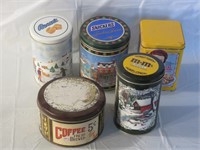 Candy and Coffee tins