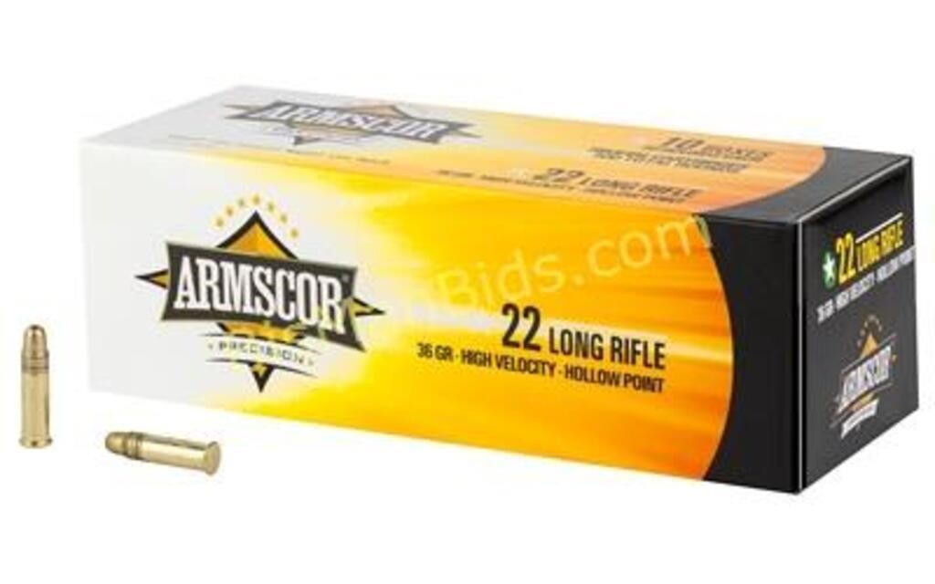 ARMSCOR 22LR HVHP 36GR - 150 Rounds